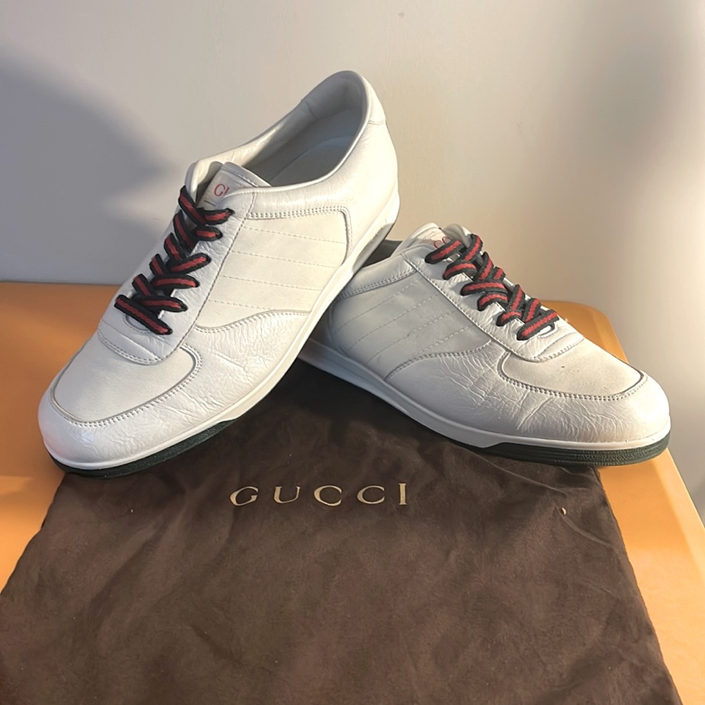 1984 white Gucci sneaker size 7 1/2